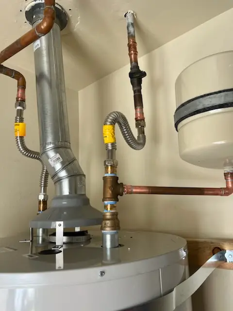 Water heater installation and plumbing repair in San Souci Estates